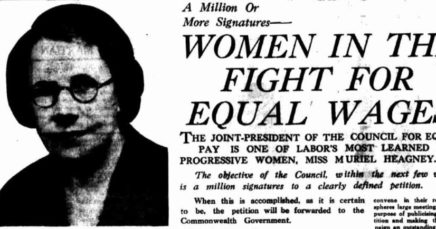 A Short History of Unions taking Action for Equal Pay!